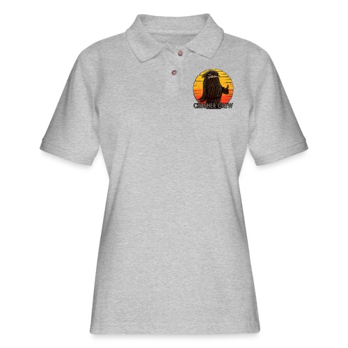 Crusher Crew Cryptid Sunset - Women's Pique Polo Shirt