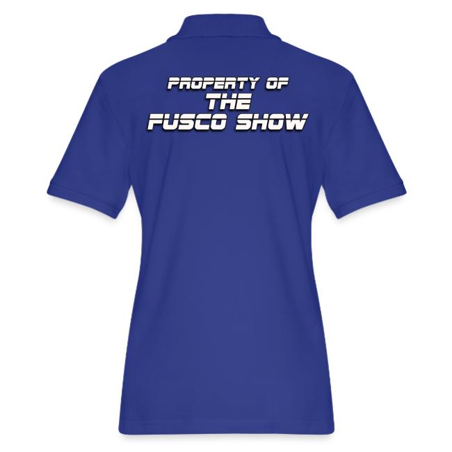 Producer Jay on Dartboard with Fusco Show back