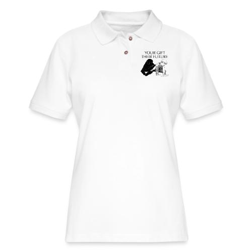 Your Gift, Their Future - Women's Pique Polo Shirt
