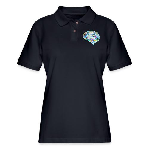 brain fact - Women's Pique Polo Shirt