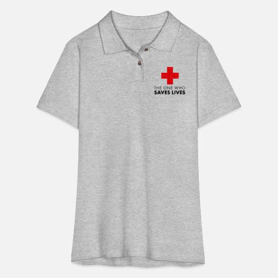 Red Cross' Women's Pique Polo Shirt | Spreadshirt