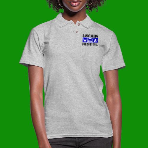 Softball/Baseball Basic Needs - Women's Pique Polo Shirt