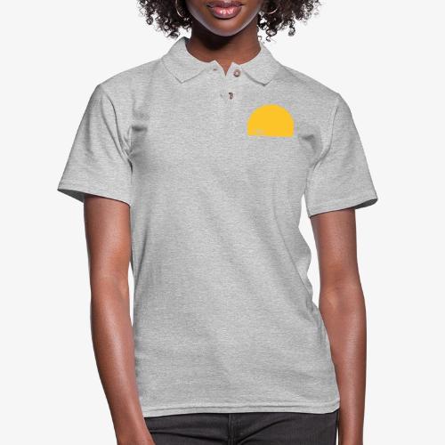 Sundown Bicycle - Women's Pique Polo Shirt