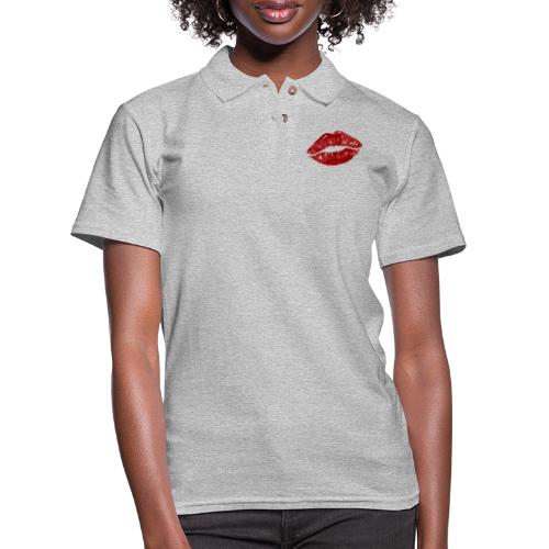 Kiss Me - Women's Pique Polo Shirt