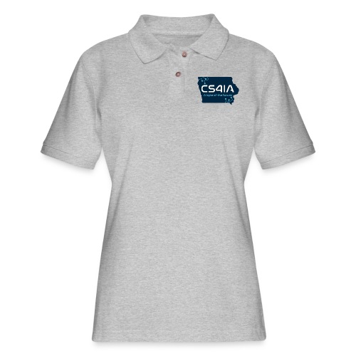 CS4IA logo - Women's Pique Polo Shirt