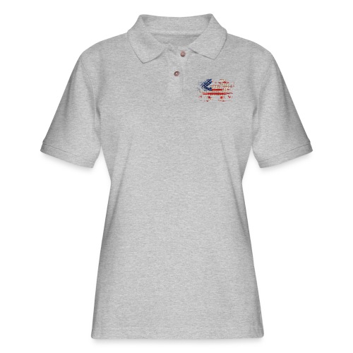 South Carolina Independence Crab, Dark - Women's Pique Polo Shirt