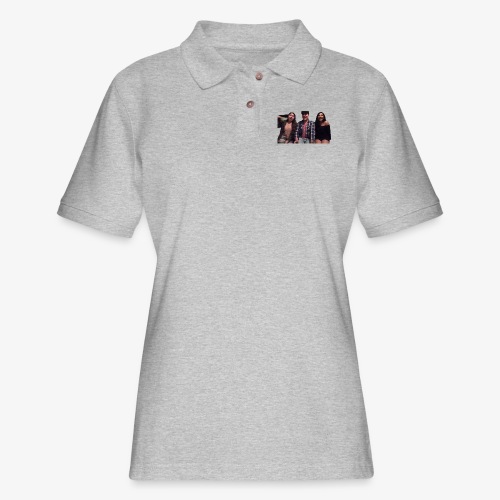 Fido, Cindy, and Tania - Women's Pique Polo Shirt
