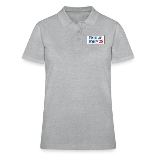 Paulie and Tony for Co-President 2028 - Women's Pique Polo Shirt