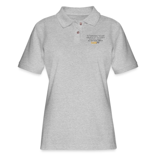 EAST252 Gold Edition quote - Women's Pique Polo Shirt