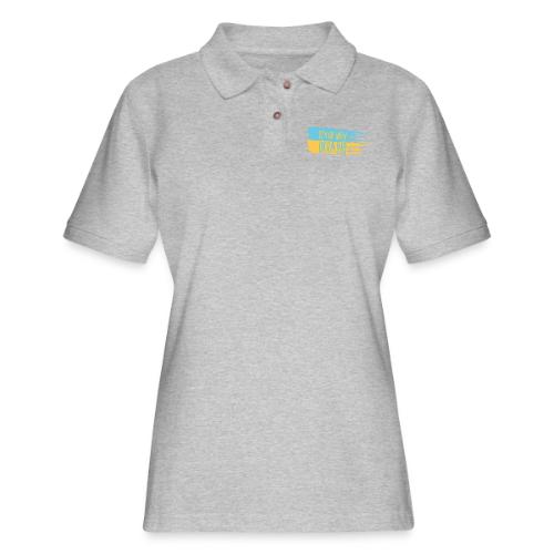 I Stand With Ukraine - Women's Pique Polo Shirt