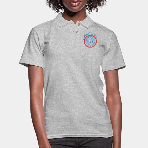 Art in the Loop Complete Logo - Women's Pique Polo Shirt