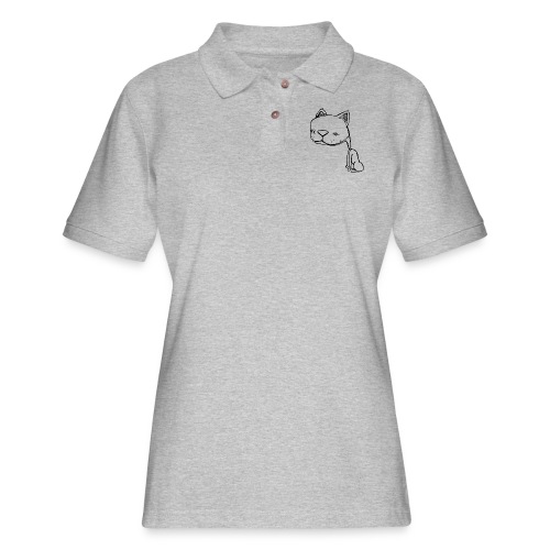 Meowy Wowie - Women's Pique Polo Shirt