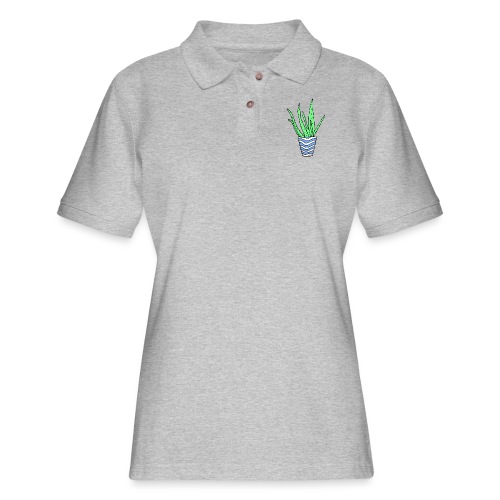 Aloe - Women's Pique Polo Shirt