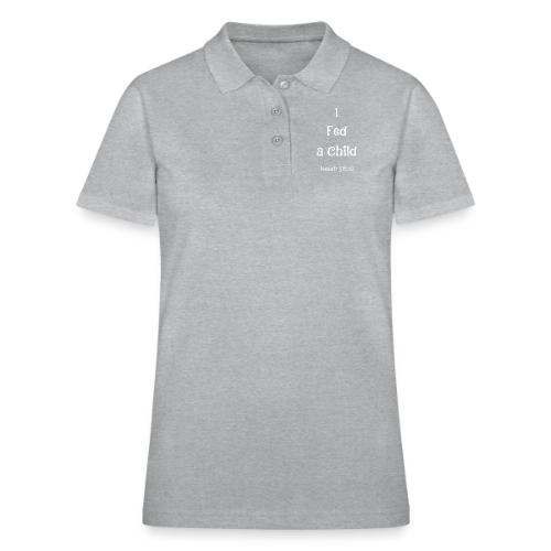 I Fed A Child - Women's Pique Polo Shirt