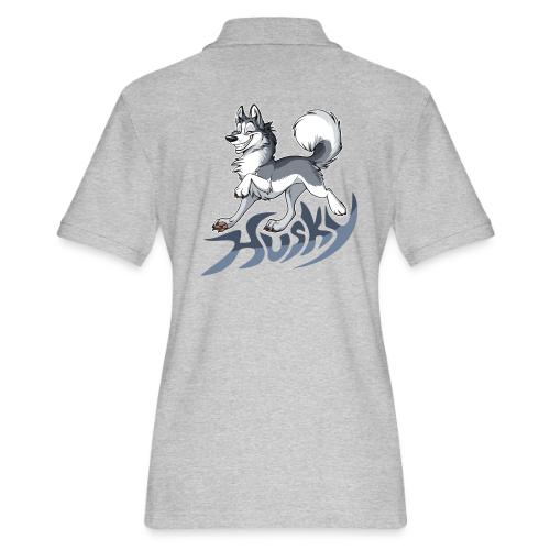 Musky Husky - Women's Pique Polo Shirt