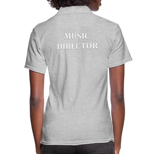 MUSIC DIRECTOR SWAG - Women's Pique Polo Shirt