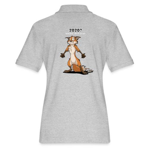 2020? Going great... (for dark backgrounds) - Women's Pique Polo Shirt