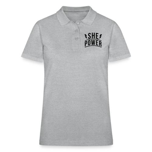 She Power - Women's Pique Polo Shirt