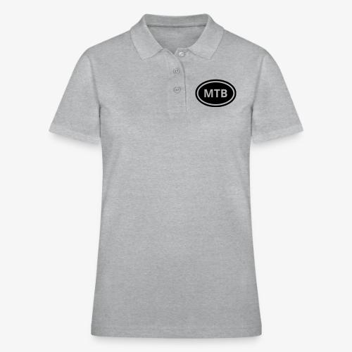 MTB Oval Logo - Women's Pique Polo Shirt