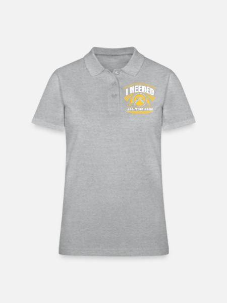 Saxophone Musical Instrument - Women's Pique Polo Shirt - heather gray - Front