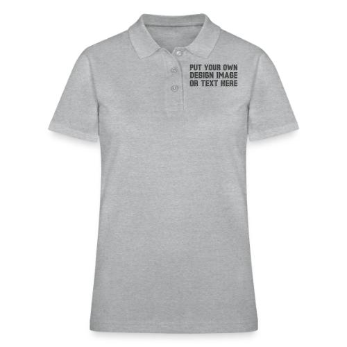Make your apparel with your design, image and text - Women's Pique Polo Shirt