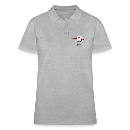 catghost in love - Women's Pique Polo Shirt