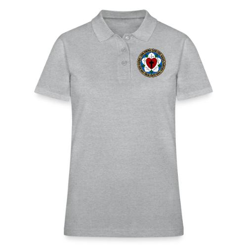 Luther Rose Five Solas Shirt–Christian Reformation - Women's Pique Polo Shirt
