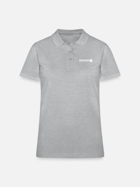 Ducati Performance - Women's Pique Polo Shirt - heather gray - Front