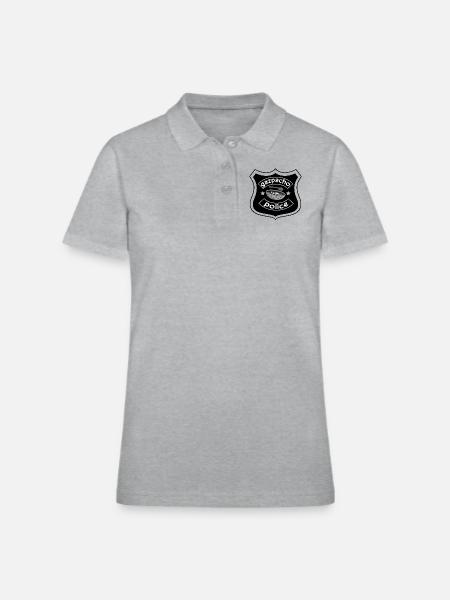 Gazpacho Police - Women's Pique Polo Shirt - heather gray - Front