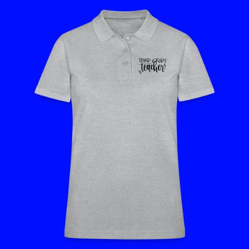 Third Grade Teacher T-Shirts - Women's Pique Polo Shirt