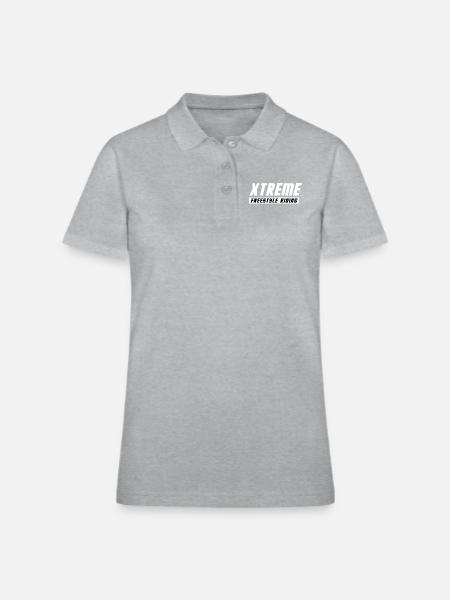 Xtreme Freestyle Riding - Women's Pique Polo Shirt - heather gray - Front