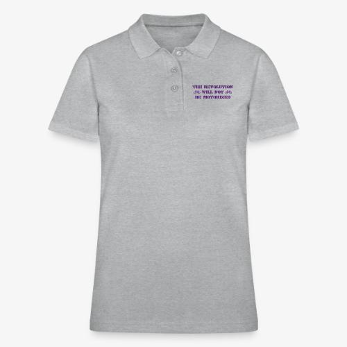 The Revolution Will Not Be Motorized - Women's Pique Polo Shirt