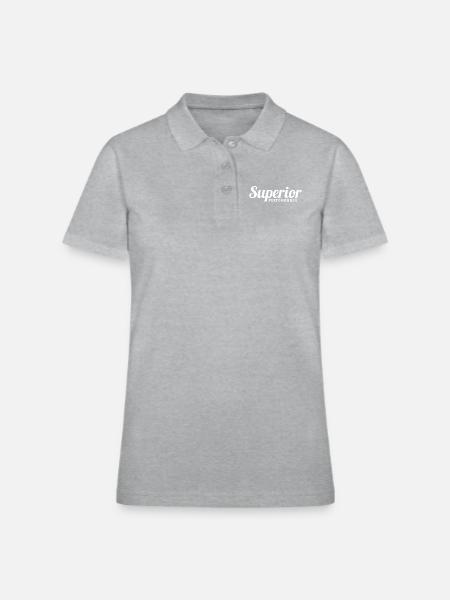 Superior Performance - Women's Pique Polo Shirt - heather gray - Front