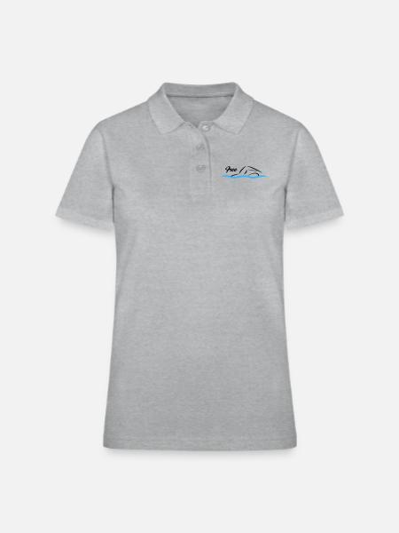 freestyle - Women's Pique Polo Shirt - heather gray - Front