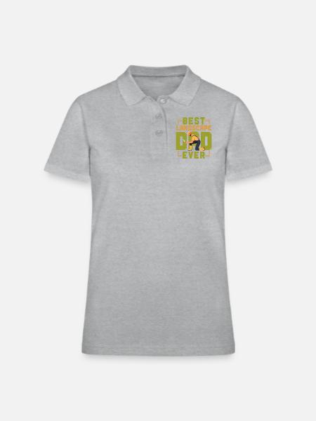 Landscaper Landscaping Landscape - Women's Pique Polo Shirt - heather gray - Front