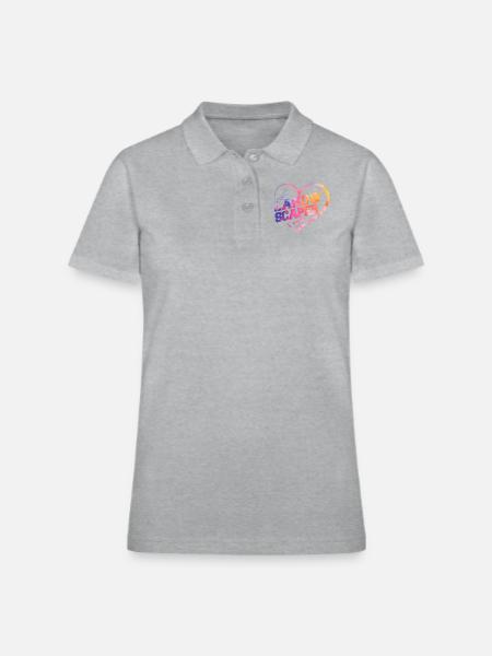 Landscaper Landscaping Landscape - Women's Pique Polo Shirt - heather gray - Front
