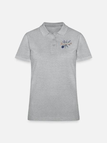 Landscaper Landscaping Landscape - Women's Pique Polo Shirt - heather gray - Front