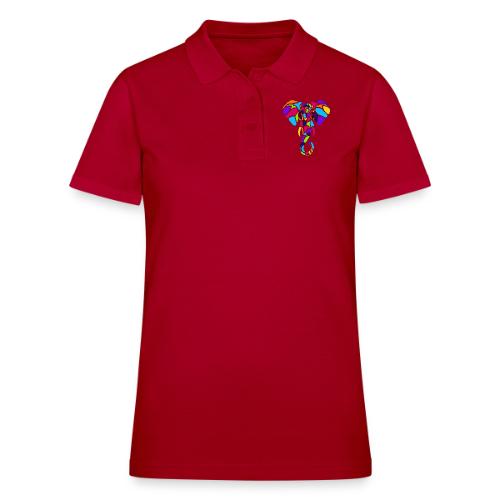 Art Deco elephant - Women's Pique Polo Shirt