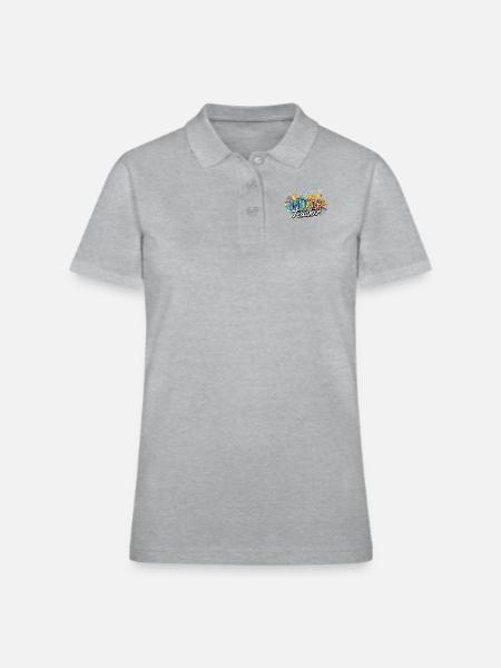 Music Teacher Instruments - Women's Pique Polo Shirt - heather gray - Front