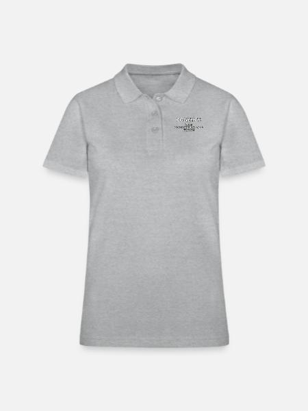 Difficult Conflict Resolution. Conflict: The - Women's Pique Polo Shirt - heather gray - Front