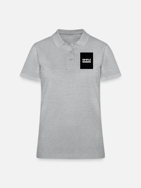 SIMPLICITY - Women's Pique Polo Shirt - heather gray - Front