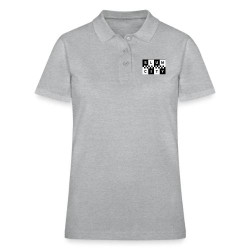 Slum City Logo - Women's Pique Polo Shirt