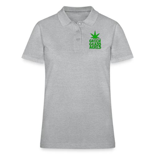 GreenGrassAcres Logo - Women's Pique Polo Shirt
