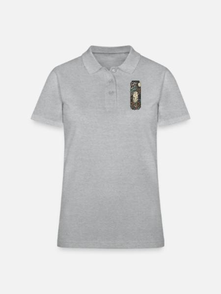 Colter Wall - Women's Pique Polo Shirt - heather gray - Front