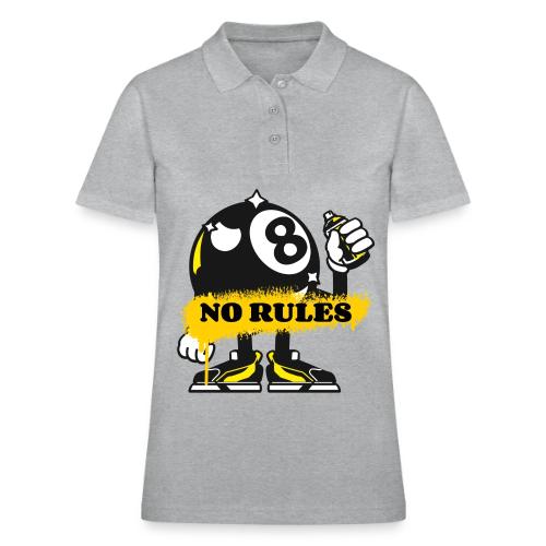 No Rules 8 Ball - Women's Pique Polo Shirt