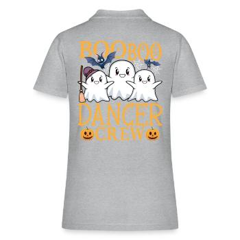 Dancer Halloween Crew Dancer - Women's Pique Polo Shirt - heather gray - Back