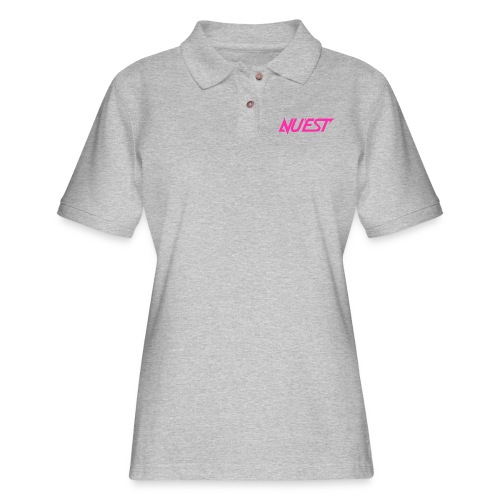 NU'EST Logo in Pink Women's Hoodie - Women's Pique Polo Shirt