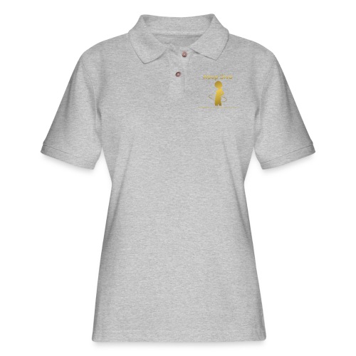 Hoop Diva - Gold - Women's Pique Polo Shirt