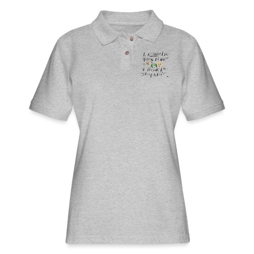 I Really Like your Planet - Women's Pique Polo Shirt