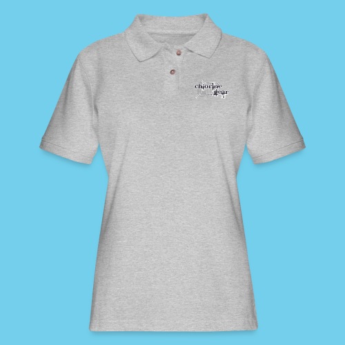 Chlorine Gear Textual stacked Periodic backdrop - Women's Pique Polo Shirt